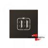 Legrand Program Mosaic dupla USB-A csatlakozaljzat, 12W - 2