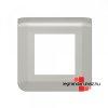 Legrand Program Mosaic keret 1x2 modulos, alumnium , Legran