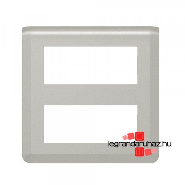 Legrand Program Mosaic 2x5 modulos keret, alumínium , Legrand 079330L