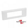 Legrand Program Mosaic keret 1x6 modulos, vzszintes, fehr 