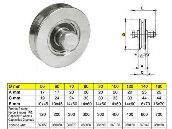 TOLÓKAPUV.IBFM KERÉK 20 ½V½100