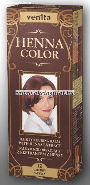 Venita Henna Color gyógynövényes krémhajfesték 75ml 12 Cherry 