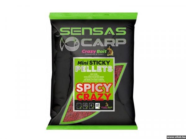 Sensas Mini Sticky Method Pellets 700G Spicy Crazy