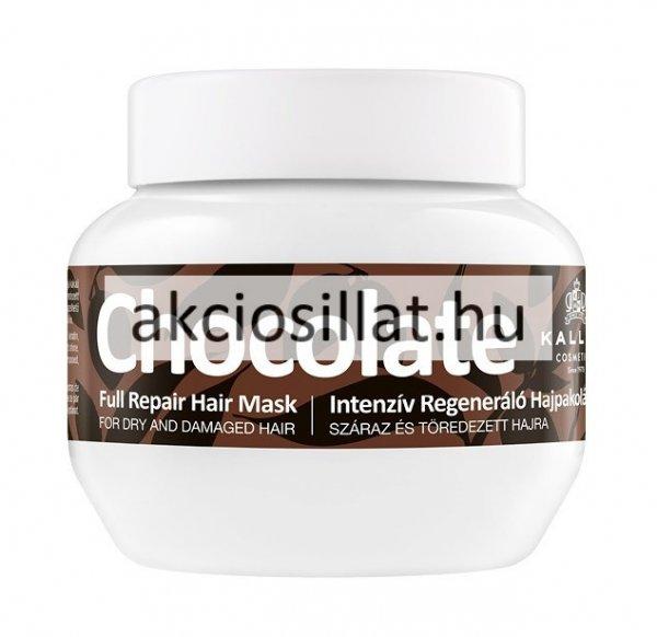 Kallos Csokoládé Intenzív Regeneráló Hajpakolás száraz és töredezett
hajra 275ml