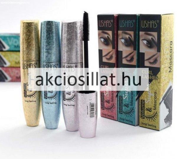 Ushas Curl Lashes Volume & Super Mascara Long Lasting szempillaspirál 12g