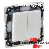 Legrand Valena Life ketts vltkapcsol IP44 fehr, Legrand