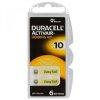 Duracell ACTIVAIR hallkszlk elem "10" (PR70) B