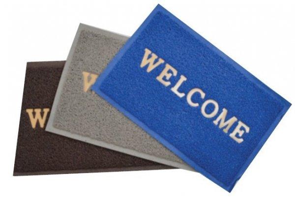 Lábtörlő Welcome sötétkék 380 x 580 mm EVA