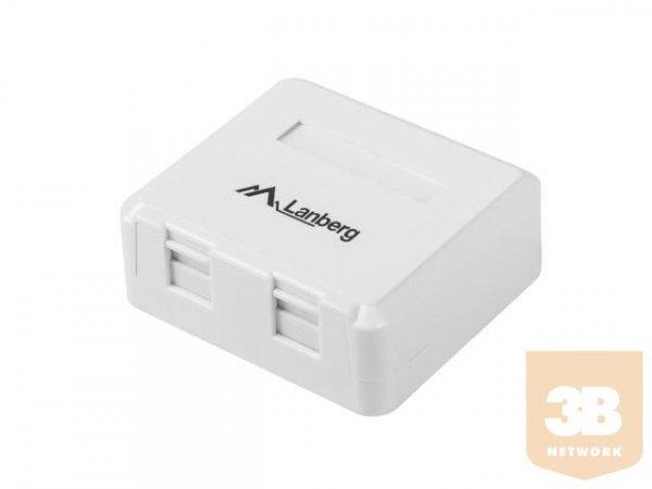 Lanberg Surface-mount box for keystone 2 port