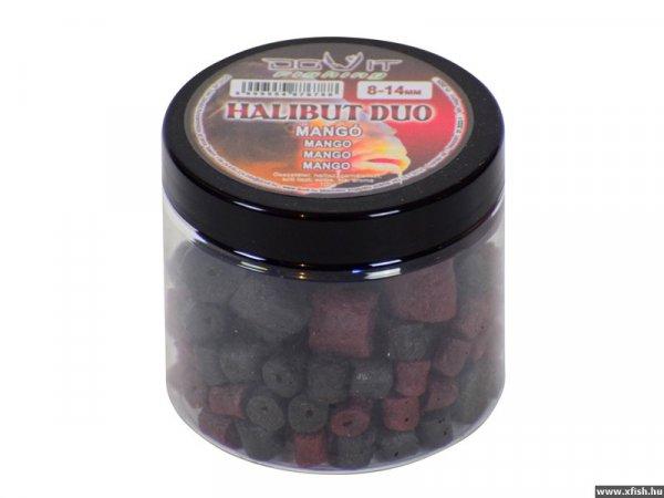 Dovit Halibut Duo Horog Pellet Mangó 8-14mm 100Gr