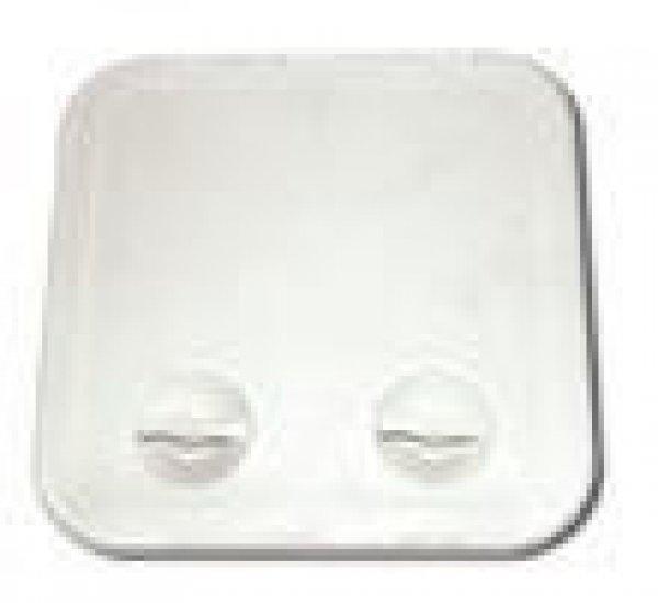 Tárolórekesz fedél dupla retesszel fekete ABS 460x510 mm EVA
