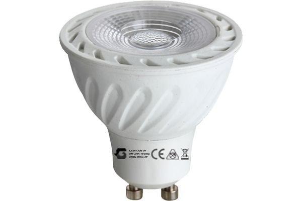 LED izzó GU10 SMD 5W 100-245V ̴ 50/60HZ 3000K
