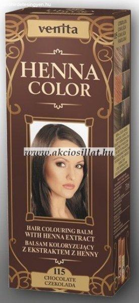 Venita Henna Color gyógynövényes krémhajfesték 75ml 115 Chocolate