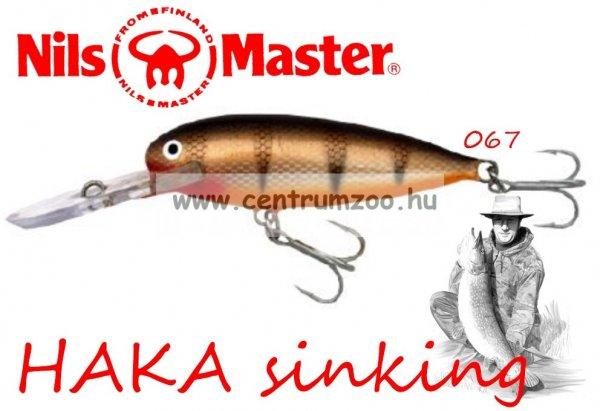 Nils Master Haka Deep Diving 7cm 8g wobbler (Color-067) Bronz Tiger