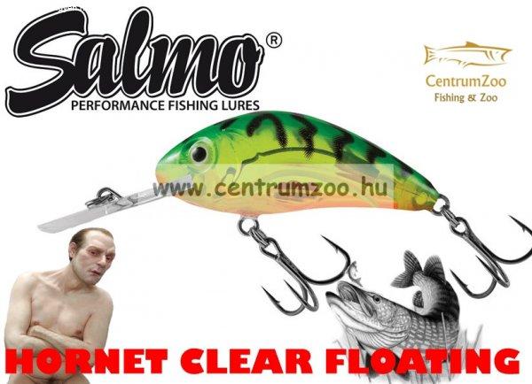 Salmo Rattlin' Hornet 4.5cm 6g wobbler (Qrh359) Clear Hot Green Tiger