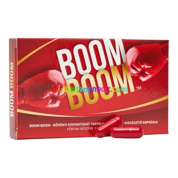 BoomBoom 2 db kapszula, férfiaknak, potencianövelő hatású, alkalmi,
mennyiségi kedvezmény