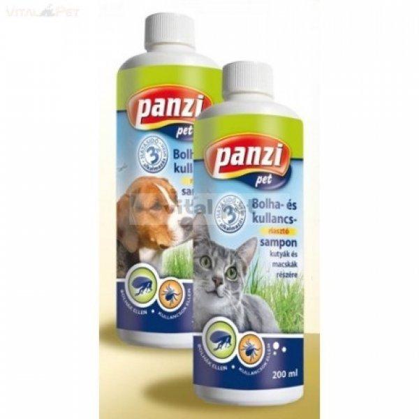 Panzi sampon 200 ml kutyáknak bolha-kullancs riasztó