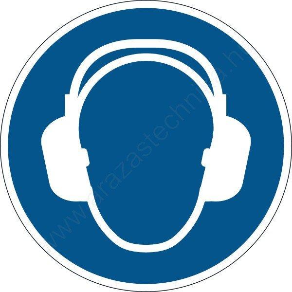 Használjon fülvédőt - R9 padlómatrica (1729-06)