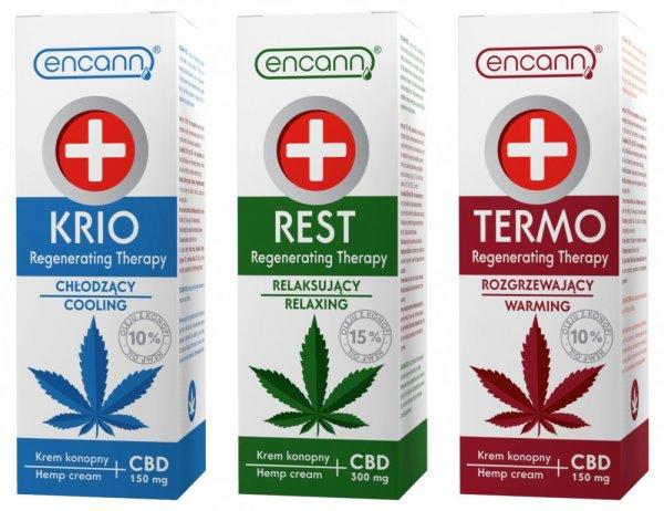 Encann® CBD olaj tartalmú krém akció (3x150 ml)