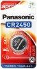 Panasonic CR2450 lithium elem 3V Bl/1