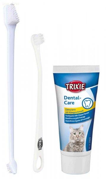 TRIXIE macska fogkrém-fogkefe szett