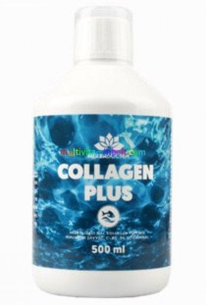 COLLAGEN PLUS, folyékony halkollagén készítmény 500 ml, 10000 mg kollagén,
50 mg hialuron, aminosavak, vitaminok - HerbaDoctor