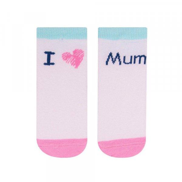 Scorpio Zokni pamut lány SK-31 17/19 I Love Mum