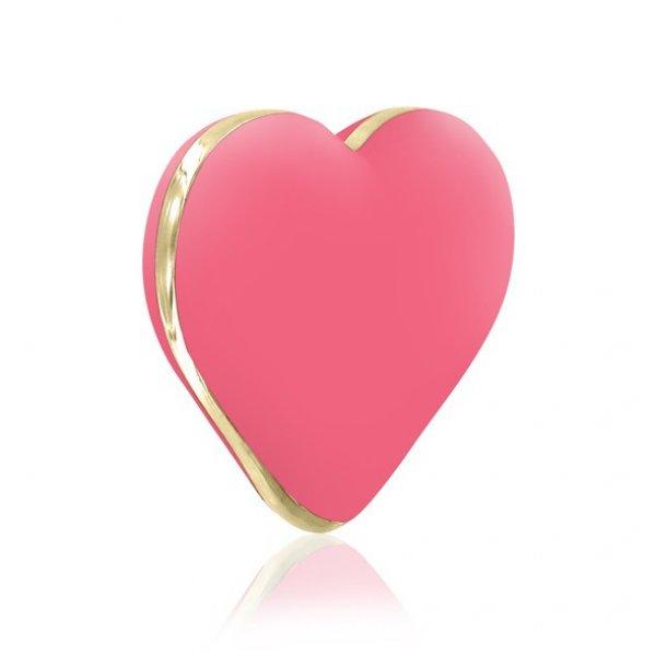Rianne S Icons - Heart Vibe Coral Rose klitorisz masszírozó