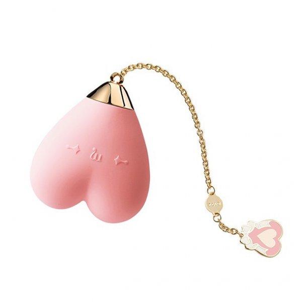 Zalo - Baby Heart pink - akkus, vízálló luxus csikló vibrátor