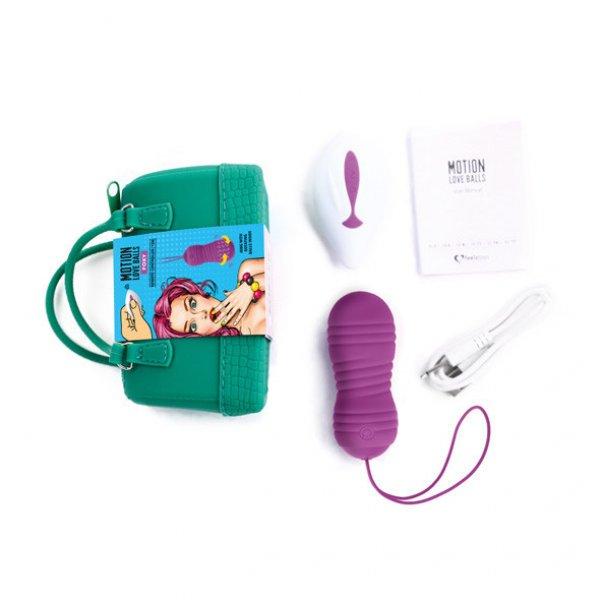 FeelzToys - Foxy purple akkus, rádiós, vízálló, rezgő vibrációs tojás