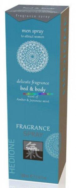 Bed & Body Spray - Amber & Japanese Mint 100 ml - luxus ágy-szoba, test
illatosító esszencia, férfiaknak - Shiatsu