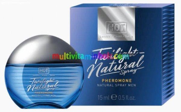 HOT Twilight Man natural Spray 15 ml, Feromon Parfüm Férfiaknak, illatmentes