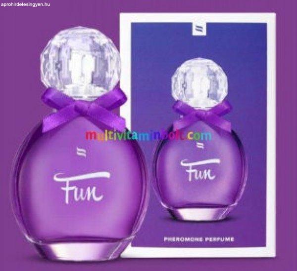 Obsessive Perfume FUN 30 ml, Virágos-gyümölcsös parfüm, a Damaszkusz rózsa
és a narancsvirág csábító illatával, feromonokkal 