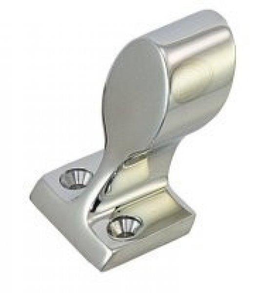 Korlátcsatlakozó vég idom 60 fok 22 mm inox LIN