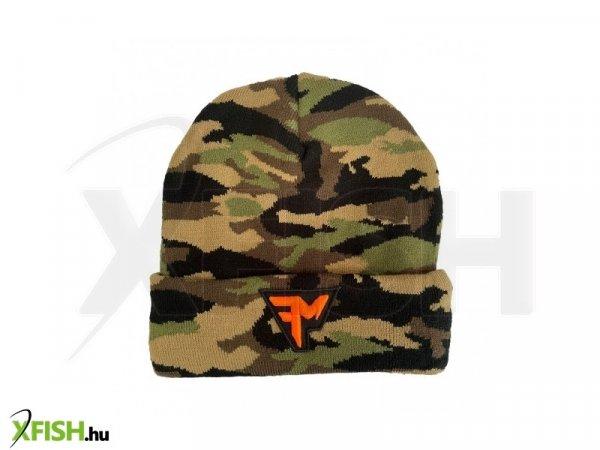 Feedermánia Beanie Jungle Camo Téli Sapka Terepmintás