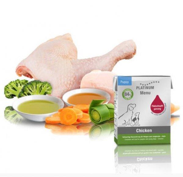 Platinum Menu Puppy Chicken 375 g