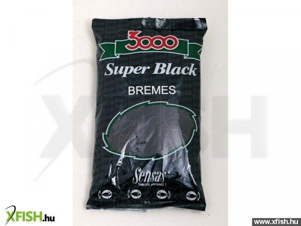 Sensas 3000 Super Black Etetőanyag 1 Kg Bremes Keszegre