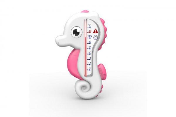 Nuvita csikóhal alakú vízhőmérő - pink 