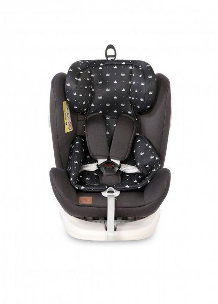 Lorelli Lusso SPS isofix autósülés 0-36kg - Black Crowns 2020