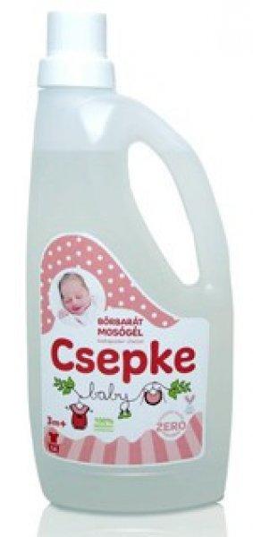 Csepke Baby mosószer, 1 L 3 hónapos kortól, Baba púder illattal