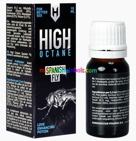 High Octane Spanish Fly 10 ml, Nőknek és Férfiaknak, vágyfokozó hatású