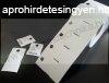 Fgg etikett PVC 50x50 mm - idjrsll etikett (10mm lyuk