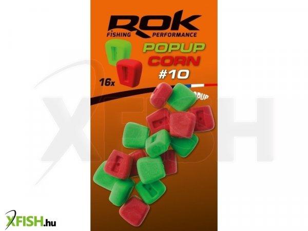 Rok Fishing Pop-Up Corn Ultra Pop-Up Gumicsali Natúr Piros-Zöld 10 mm 16
db/csomag