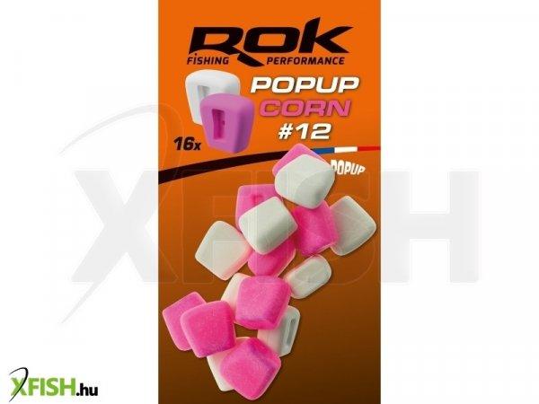 Rok Fishing Pop-Up Corn Ultra Pop-Up Gumicsali Natúr Pink-Fehér 12 mm 16
db/csomag