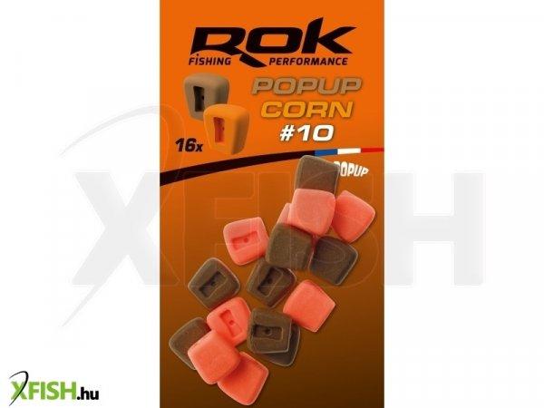 Rok Fishing Pop-Up Corn Ultra Pop-Up Gumicsali Natúr Barna-Narancssárga 10 mm
16 db/csomag