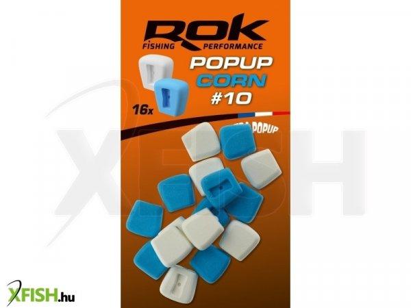 Rok Fishing Pop-Up Corn Ultra Pop-Up Gumicsali Natúr Kék-Fehér 10 mm 16
db/csomag