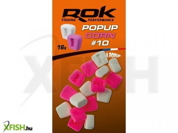 Rok Fishing Pop-Up Corn Ultra Pop-Up Gumicsali Natúr Pink-Fehér 10 mm 16
db/csomag