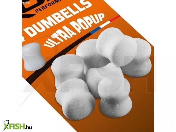 Rok Fishing Dumbells Ultra Pop-Up Gumicsali Natúr Fehér 14 db/csomag