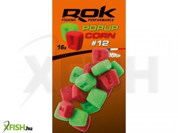 Rok Fishing Pop-Up Corn Ultra Pop-Up Gumicsali Natúr Piros-Zöld 12 mm 16
db/csomag
