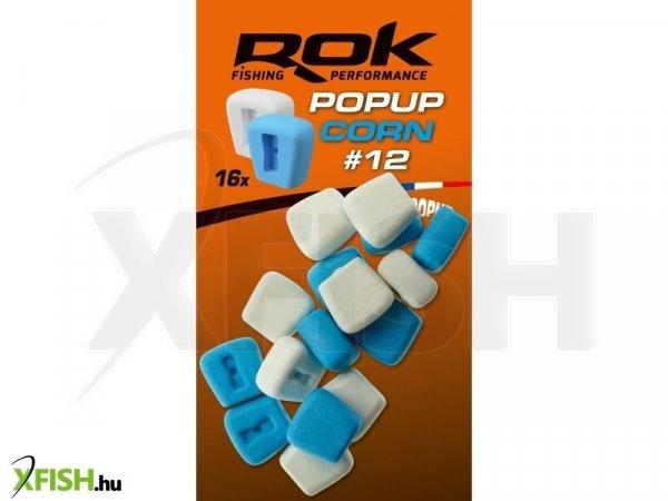 Rok Fishing Pop-Up Corn Ultra Pop-Up Gumicsali Natúr Kék-Fehér 12 mm 16
db/csomag